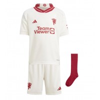 Manchester United Victor Lindelof #2 Replika babykläder Tredjeställ Barn 2023-24 Kortärmad (+ korta byxor)